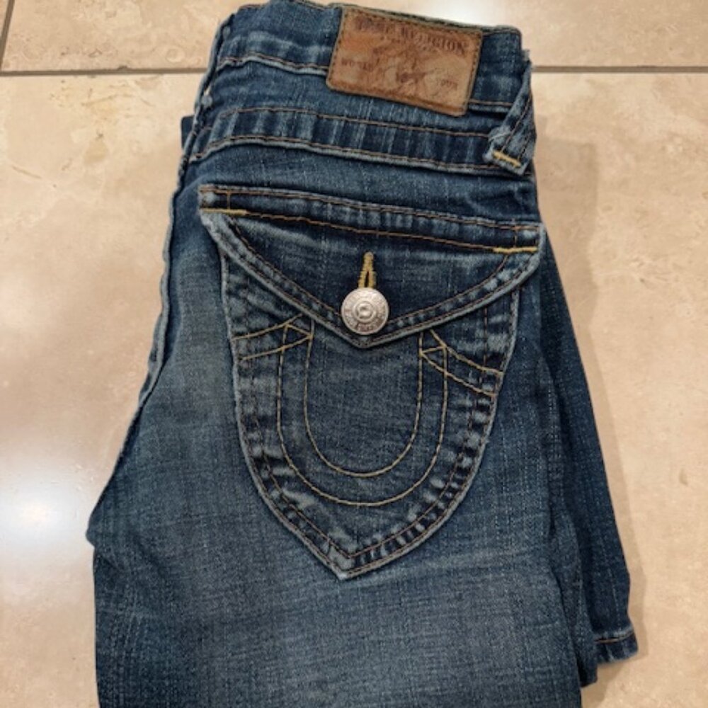 True Religion Girls Straight Leg Jeans